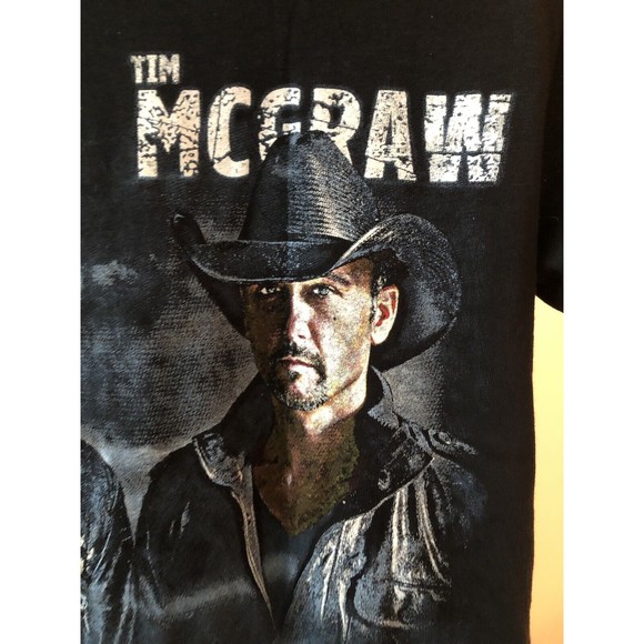 NOS TIM MCGRAW / BRANTLEY GILBERT 2013 Two Lanes Freedom Tour Concert T-shirt S - Picture 3 of 6